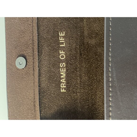 Giorgio Armani Eyeglass Soft Case Dark Brown Leather Frames of Life - Picture 10 of 11